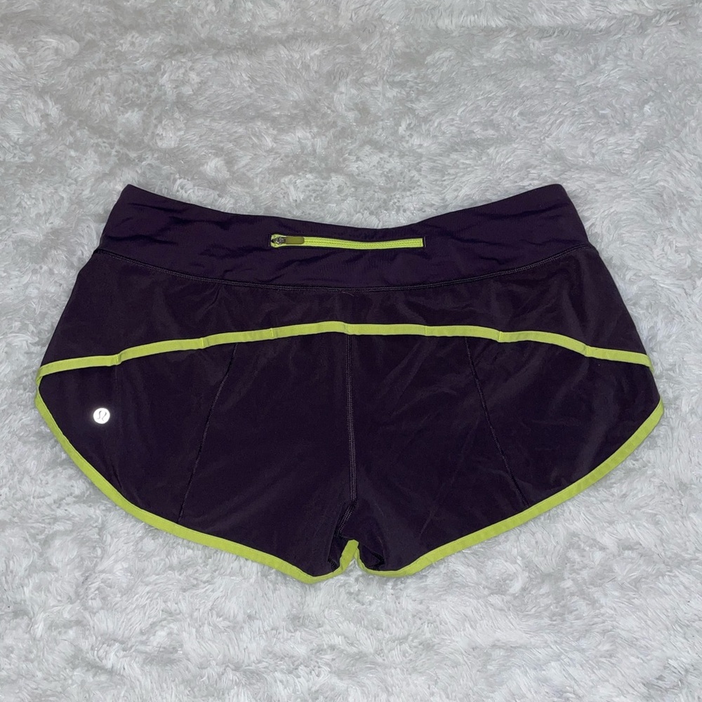 Plum purple lululemon shorts